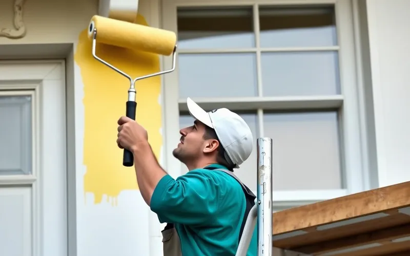 Peinture de façade